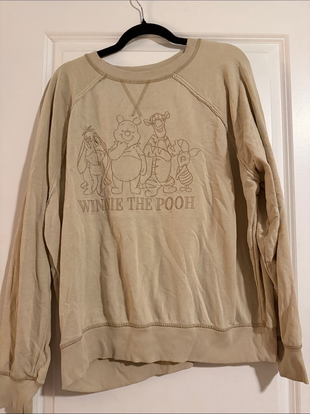 Winnie The Pooh Beige Crewneck Sweatshirt